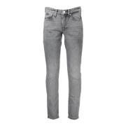 Calvin Klein Slim Taper Denim Jeans Grå Gray, Herr