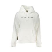 Tommy Hilfiger Vitt Bomullsweatshirt fr Kvinnor White, Dam