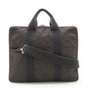 Hermès Vintage Pre-owned Canvas handvskor Gray, Herr