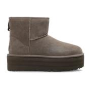 UGG ‘Classic Mini Platform’ snöskor Gray, Dam