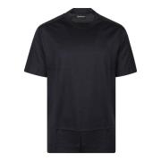 Emporio Armani Logo Print T-shirt Blue, Herr