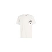 Tommy Jeans Kortärmad T-shirt Beige, Herr