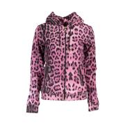 Cavalli Class Rosa Bomull Dam Hoodie Pink, Dam