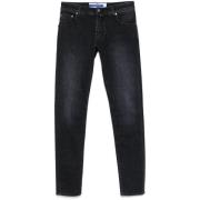 Jacob Cohën Svarta Klassiska Femficksjeans Black, Herr