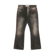 Séfr Grå Stonewashed Bootcut Denim Jeans Blue, Herr