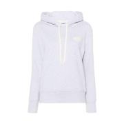 Autry Grå Logo Print Huva Sweatshirt Gray, Dam