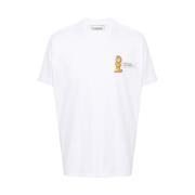 Iceberg Garfield Print Bomull T-shirt White, Herr