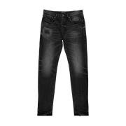 Purple Brand Svarta Skinny Jeans med Klassisk Stil Black, Herr