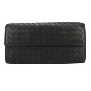 Bottega Veneta Vintage Pre-owned Laeder plnbcker Black, Dam