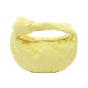 Bottega Veneta Vintage Pre-owned Laeder handvskor Yellow, Dam