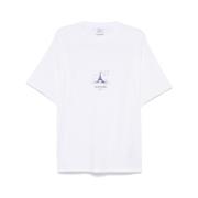 Vetements Vit Logotyp Tryck Crew Neck T-shirt White, Herr