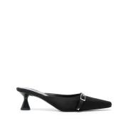 D'Accori Kristalldekorerade Slip-On Klackar Black, Dam