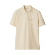 Burberry Logo Print Polo T-shirt Beige, Herr