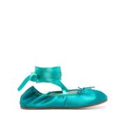 Repetto Teal Blue Slip-On Platta Skor Blue, Dam