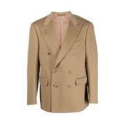 Canali Brun Cashmere Blazer Brown, Herr