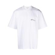 Studio Nicholson T-shirt med logotryck White, Herr