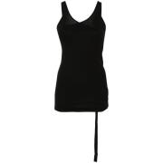 Rick Owens Sleeveless Tops Black, Dam