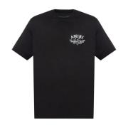 Amiri T-shirt med logotyp Black, Herr