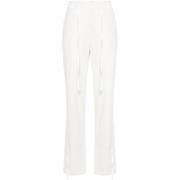 Lemaire Wide Trousers White, Dam