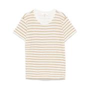 Frame Grön Crew Neck T-shirt Multicolor, Dam