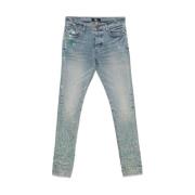 Amiri Ljusblå Målfärg Jeans Blue, Herr