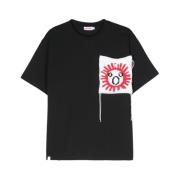 Loverboy by Charles Jeffrey Svart Bomull Crew Neck T-shirt Black, Herr