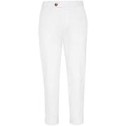 Brunello Cucinelli Vita Bomull Straight Leg Byxor White, Herr