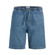 Jack & Jones Ljusblå Bomullsshorts för Män Blue, Herr