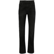 7 For All Mankind Svarta Slim Fit Jeans Black, Herr