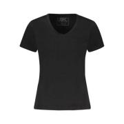 Guess Svarta Bomull Tops & T-Shirt Black, Dam