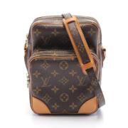 Louis Vuitton Vintage Pre-owned Canvas crossbodyvskor Brown, Dam