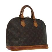 Louis Vuitton Vintage Pre-owned Canvas handvskor Brown, Dam