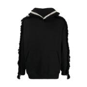 Ritos Broderad detalj hoodie Black, Herr