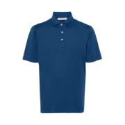 La Fileria Polo Shirts Blue, Herr