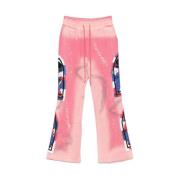 Who Decides War Rosa Wide Leg Byxor Pink, Herr