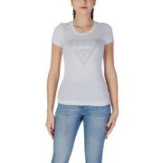 Guess Vita Bomullstoppar & T-shirt White, Dam