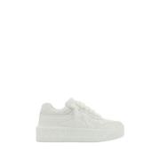 Valentino Garavani Läder Sneakers med Ikoniska Detaljer White, Dam