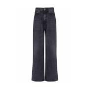 Our Legacy Grå Bomull Straight Leg Jeans Gray, Herr