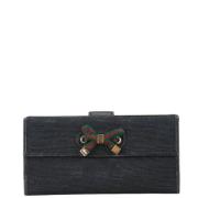 Gucci Vintage Pre-owned Canvas plnbcker Black, Dam