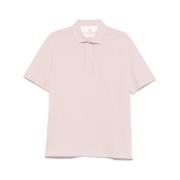 Brunello Cucinelli Ljusrosa Polo Sweater med Korta ärmar Pink, Herr