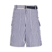 Sacai Casual Shorts Blue, Herr