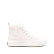 Amiri Beige Snörad Sneaker med Logotyp White, Herr