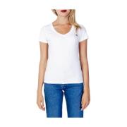 Calvin Klein Jeans Vit Bomull Dam T-shirt White, Dam