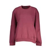 Cavalli Class Elegant Fleece Sweatshirt med Brodyr Purple, Dam