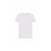 Emporio Armani Bomull Herr T-shirt Höst/Vinter Kollektion White, Herr