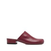 Manu Atelier Burgundy Lädermules Red, Dam