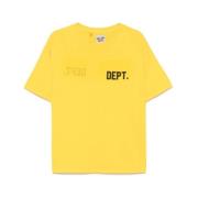 Gallery Dept. Gul Crew Neck T-shirt Yellow, Herr