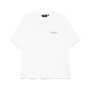 Represent Vit Bomull T-shirt med Logo Print White, Herr