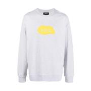 A.p.c. Alastor Spray-Paint Sweatshirt Gray, Herr