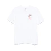 Casablanca Vit Logo Print Crew Neck T-shirt White, Herr